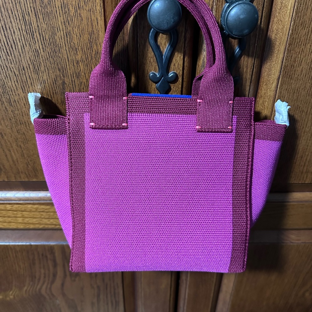 Rothy's the Mini Handbag in Beet Pink